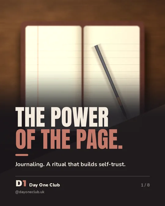 Day One Club post: The power of the page