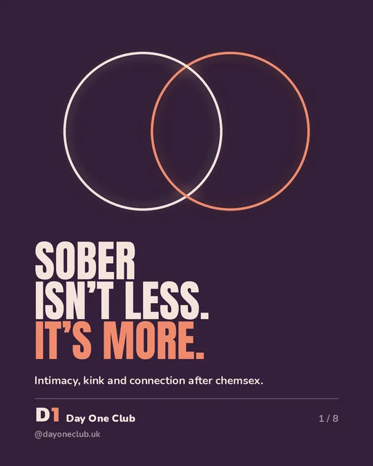 Day One Club post: Sober isn't less. It's more.